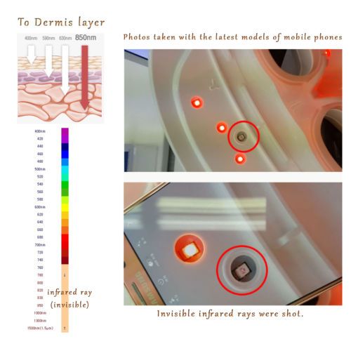 630 NM Red Light Face Mask